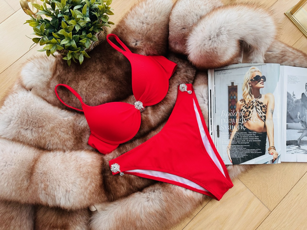 Bikinis "Cristal" red