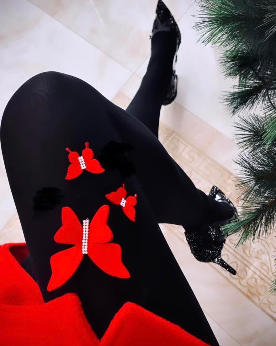 "Butterfly Red"  pėdkelnės