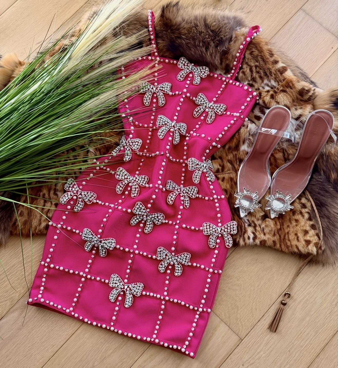 "Pink Glam“ vakarėlio suknelė